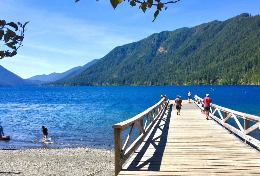 Lake Crescent, Olympic National Park, WA.