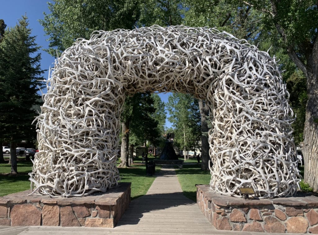 Antler Arch Jackson, WY itinerary
