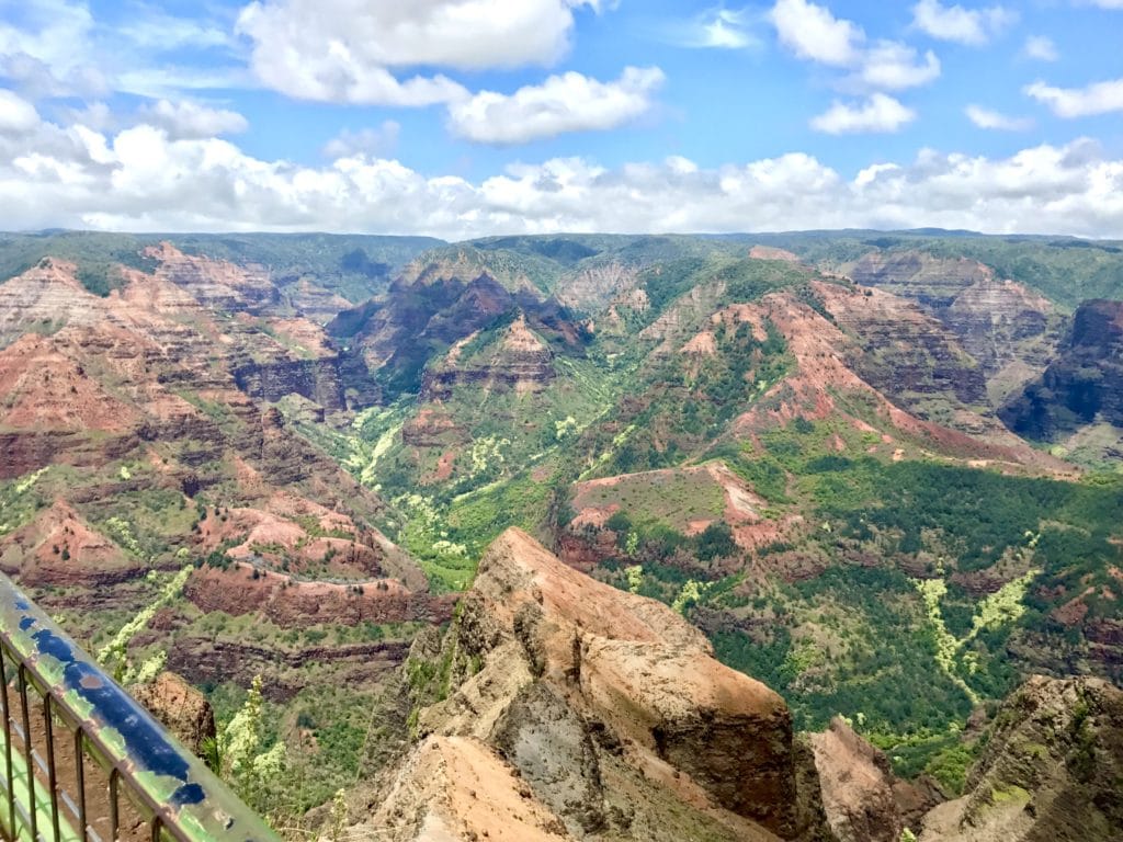 Best 7 day Hawaiian itinerary for kauai -Waimea Canyon Overlook