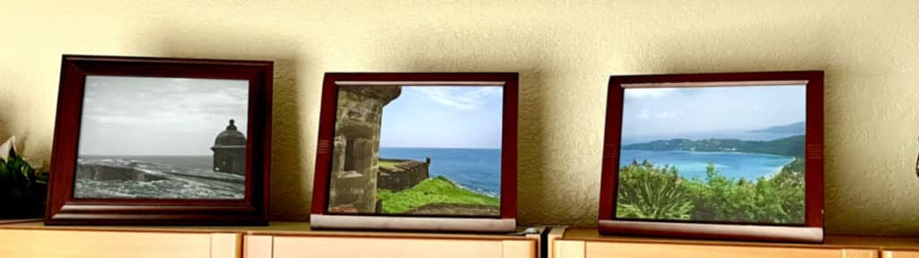 framed photographs