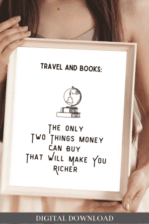 Travel and Books Make You Richer