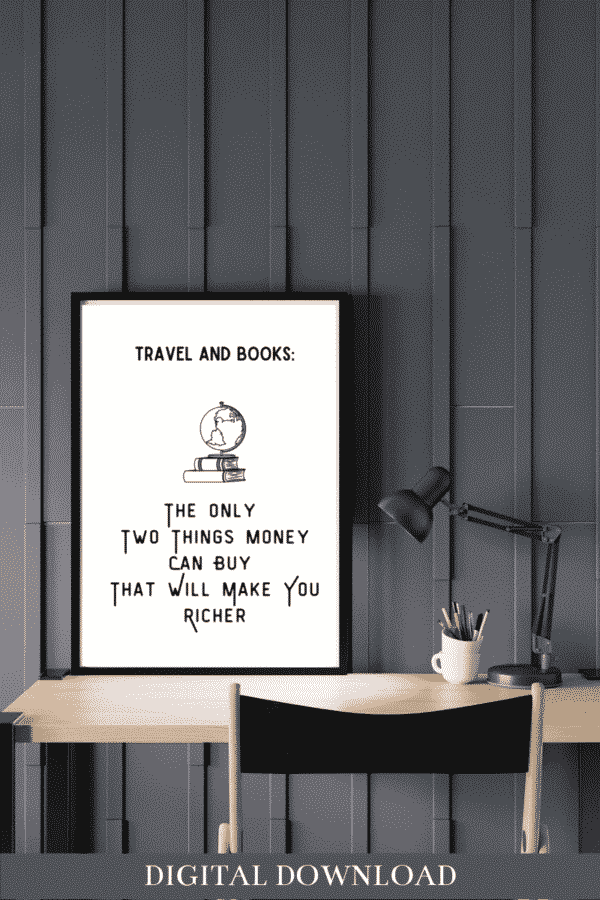 Travel and Books Make You Richer 3