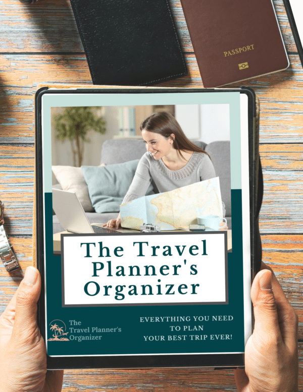 Travel planner organizer tablet image
